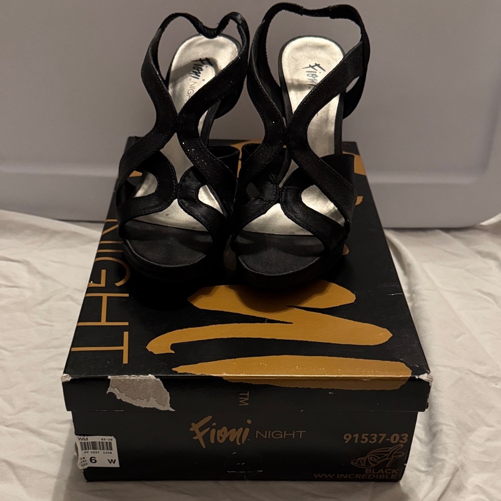 Fioni NIGHT black club 2010 club heels